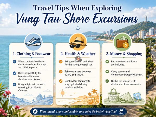 Travel tips when exploring Vung Tau shore excursions